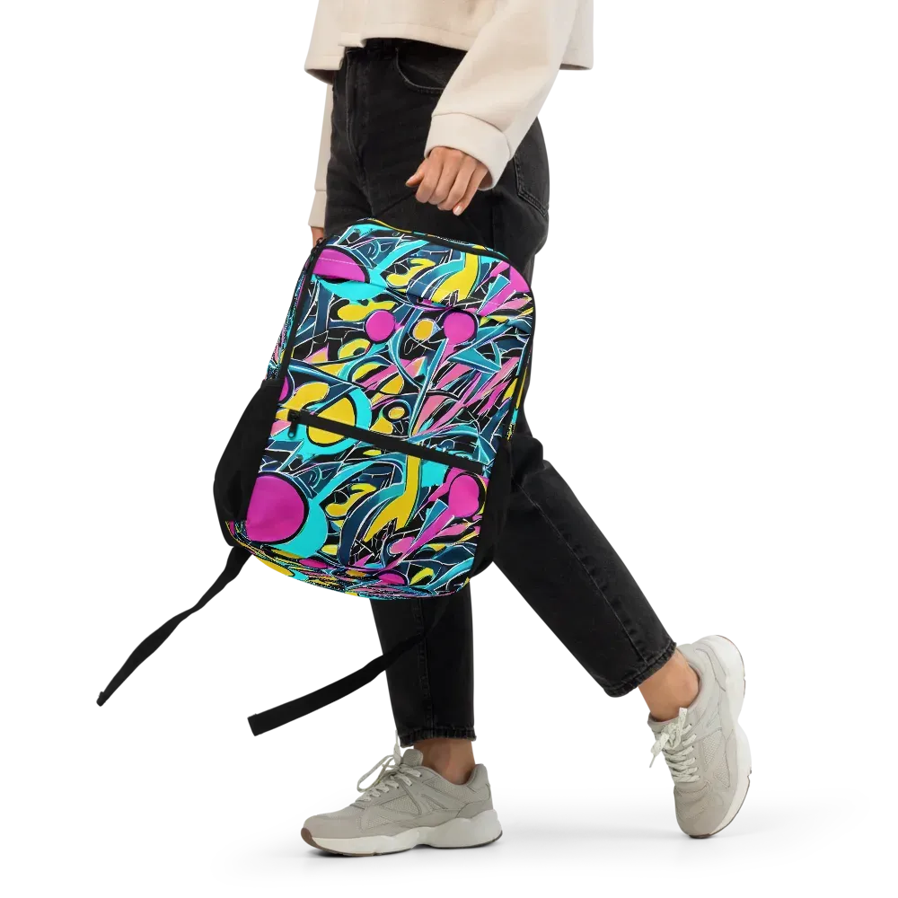 Neon Kinetics on Utility Backpack — Front