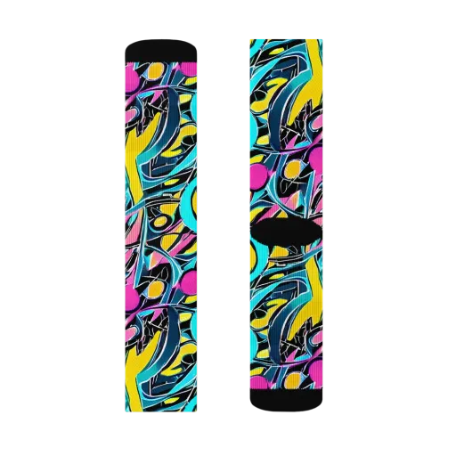 Neon Kinetics on a Socks
