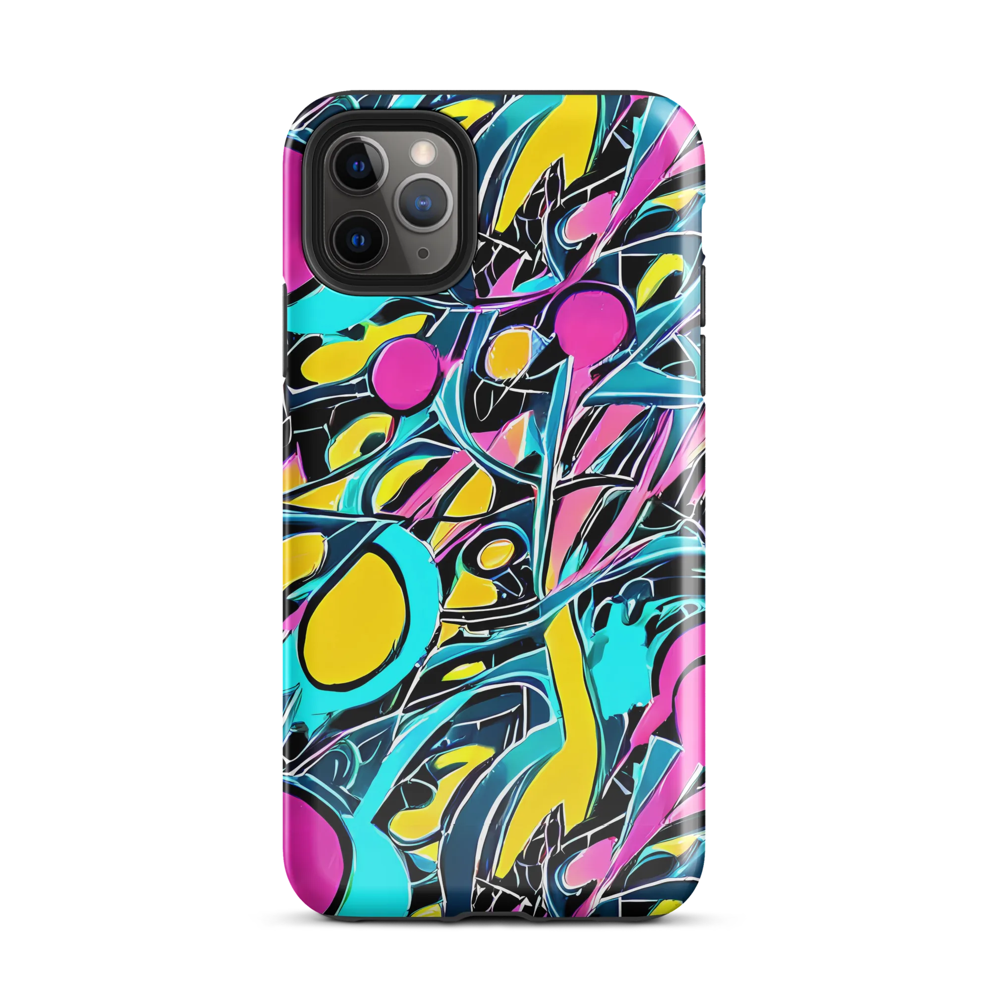 Neon Kinetics on Tough Case for iPhone® — Front