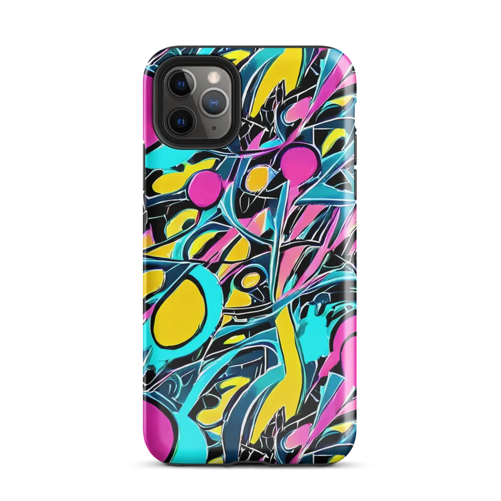 Neon Kinetics on Tough Case for iPhone® — Front