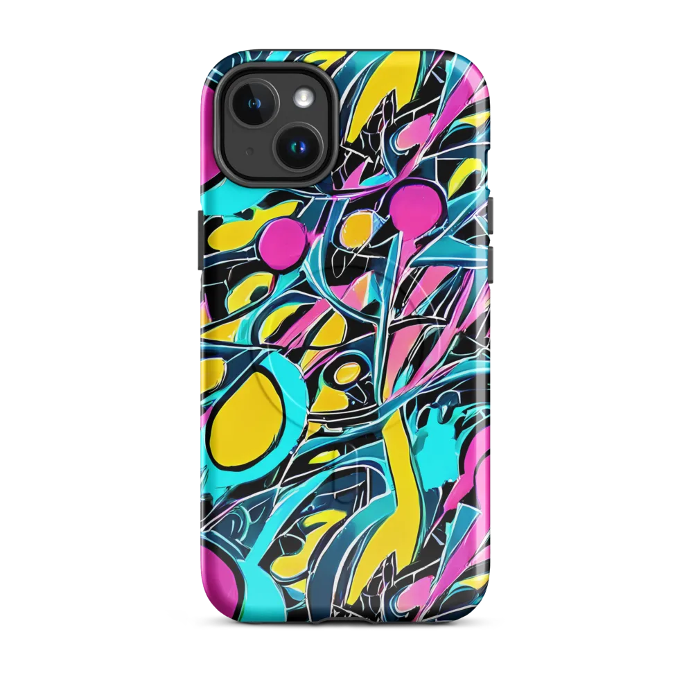 Neon Kinetics on MagSafe Tough Case for iPhone® — Front