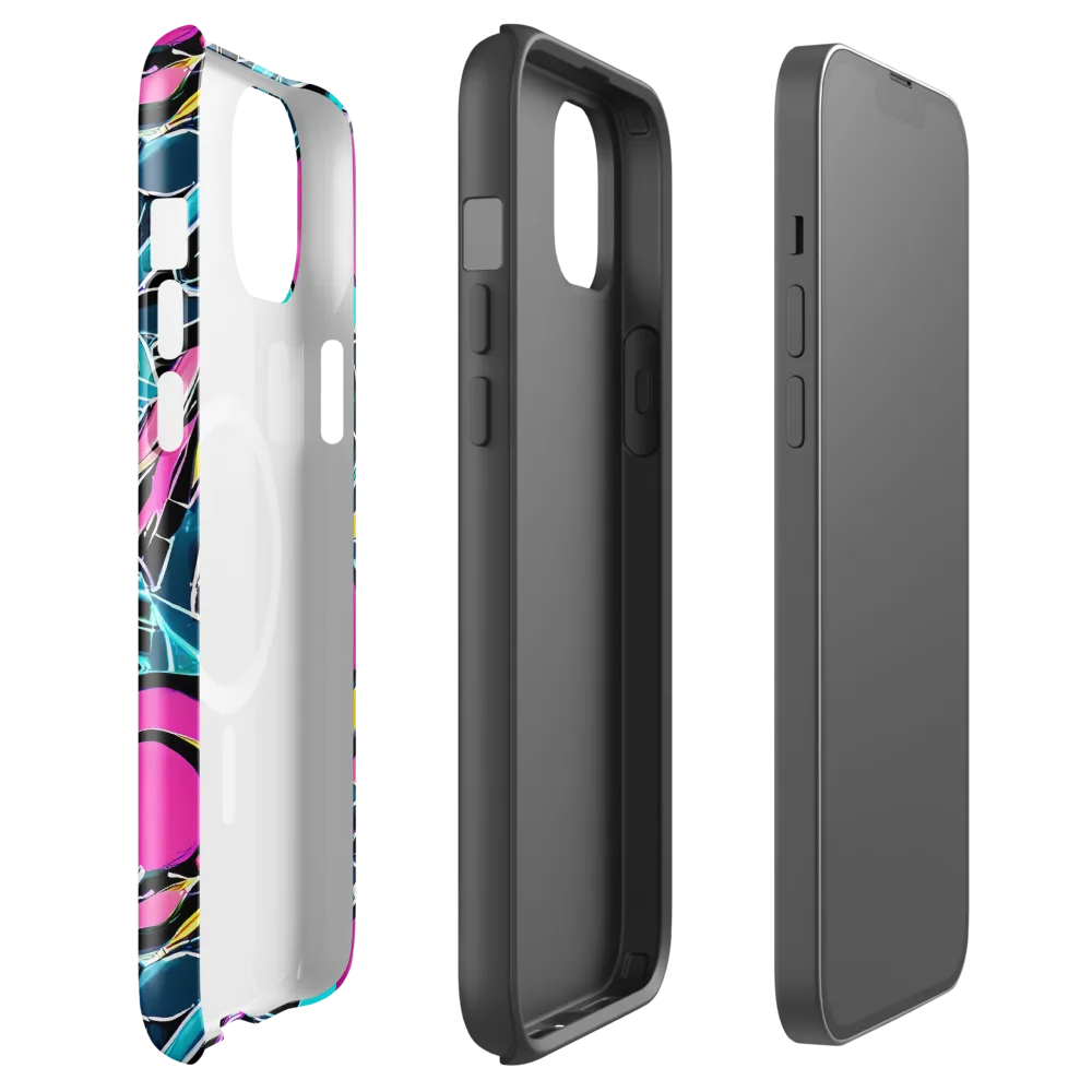Neon Kinetics on MagSafe Tough Case for iPhone® — Front
