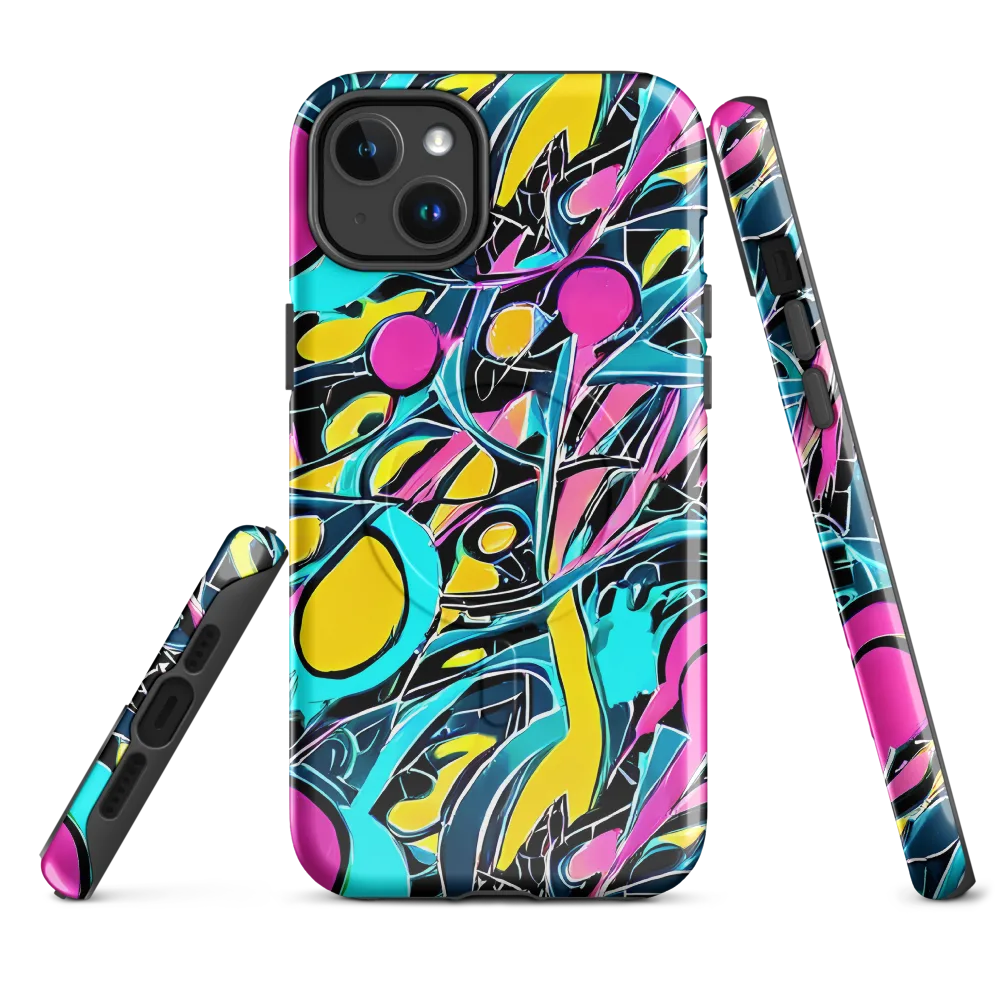 Neon Kinetics on MagSafe Tough Case for iPhone® — Front