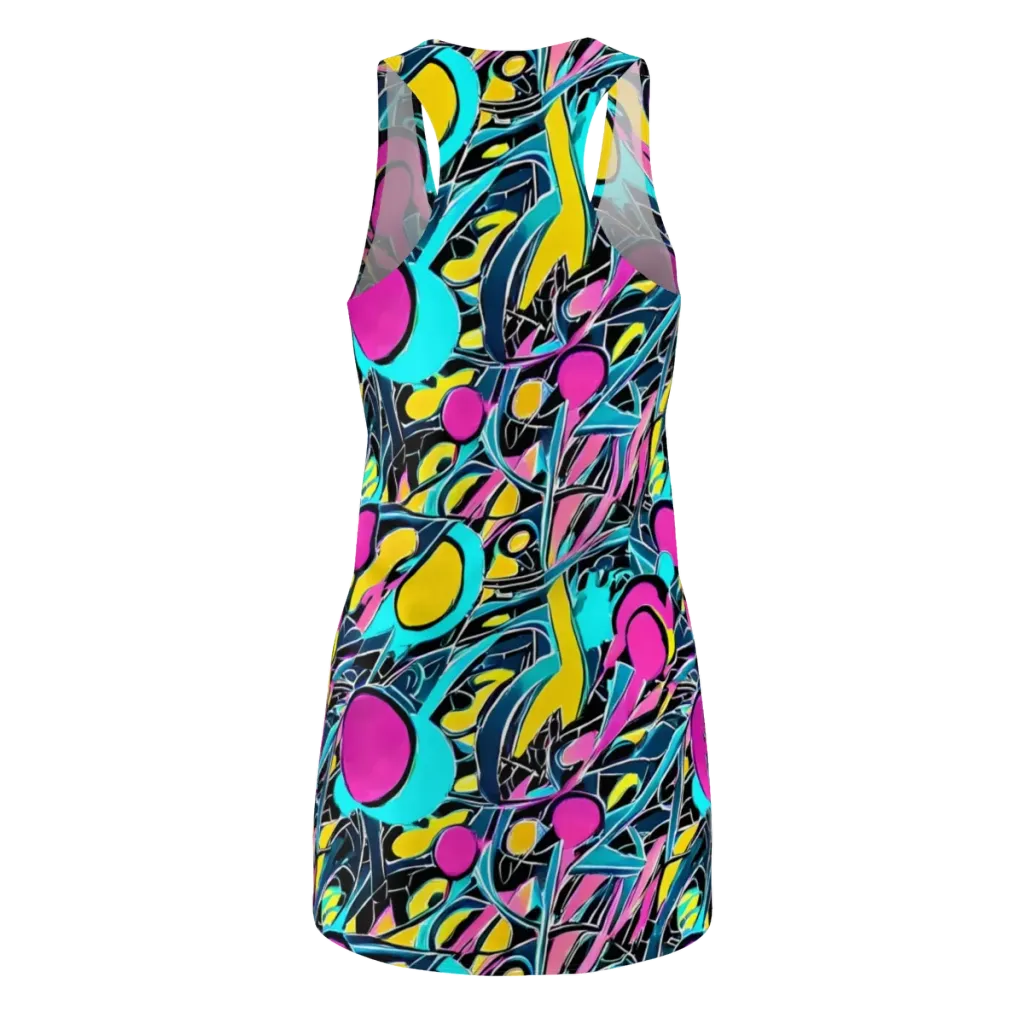 Neon Kinetics on Racerback Dress — Back