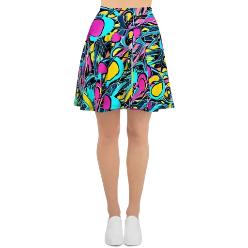 Neon Kinetics on a Skater Skirt
