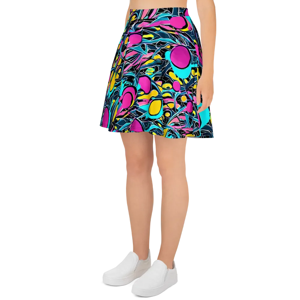 Neon Kinetics on Skater Skirt — Left