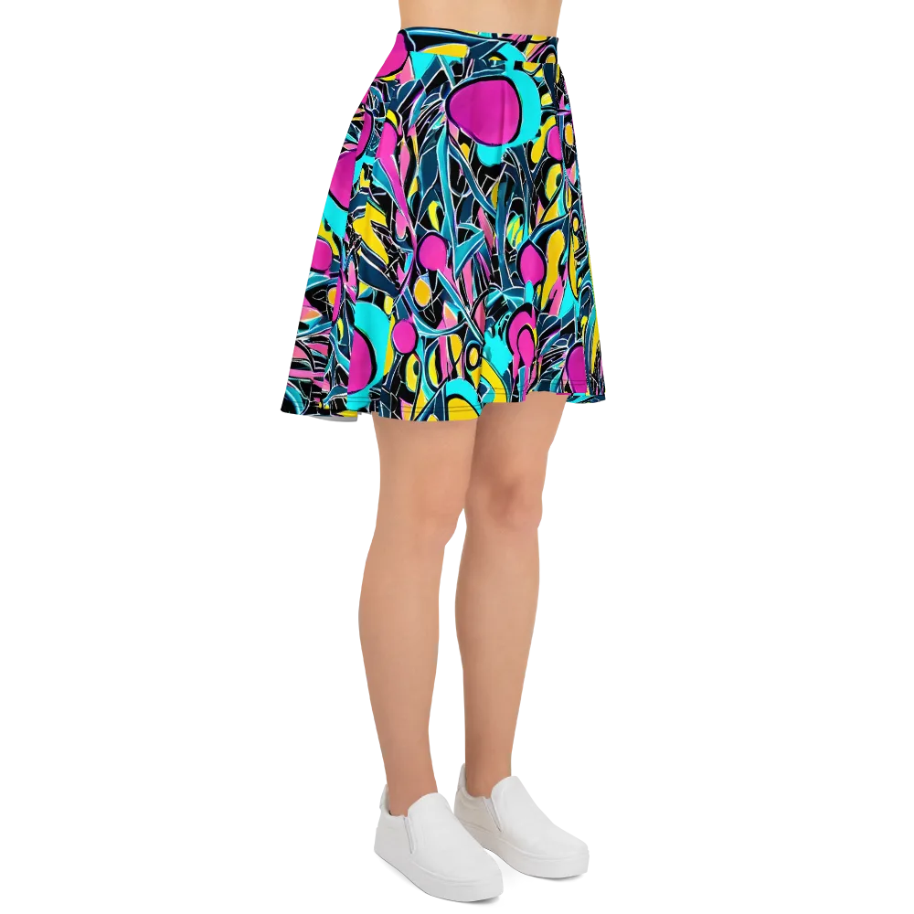Neon Kinetics on Skater Skirt — Right