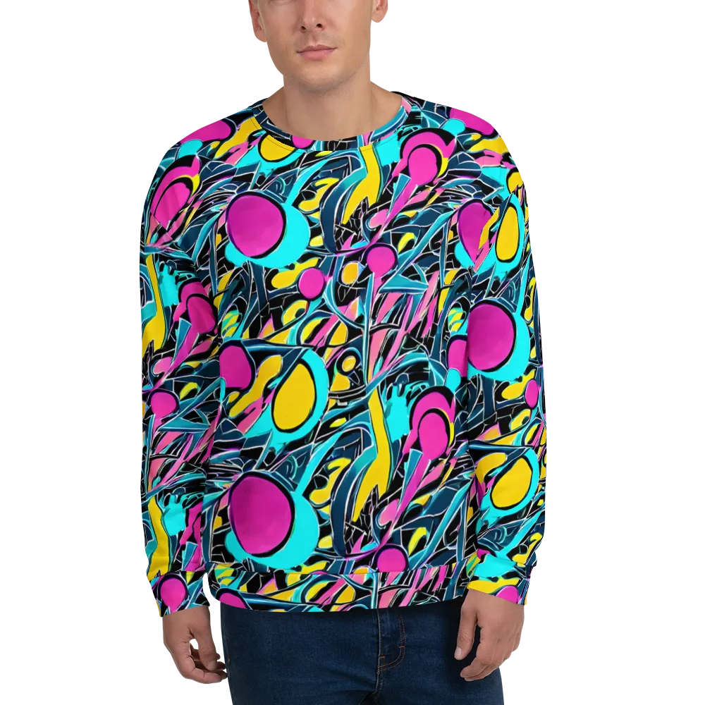 Neon Kinetics on Sweatshirt — Front