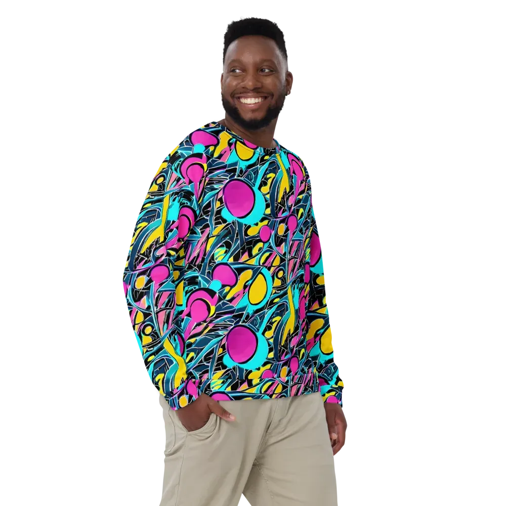 Neon Kinetics on Sweatshirt — Front