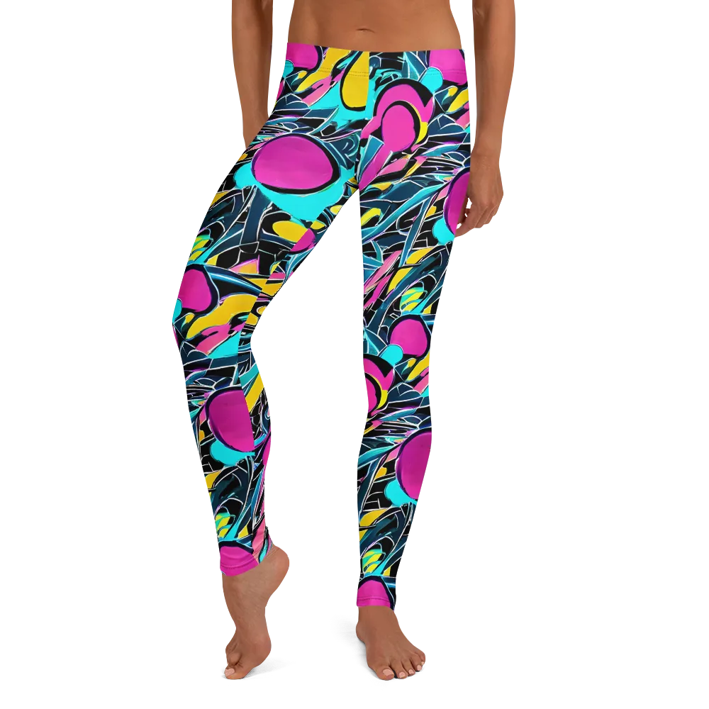 Neon Kinetics on Leggings — Front
