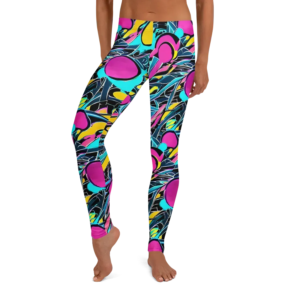 Neon Kinetics on Leggings — Front