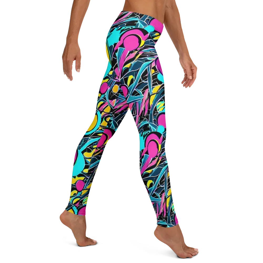 Neon Kinetics on Leggings — Right