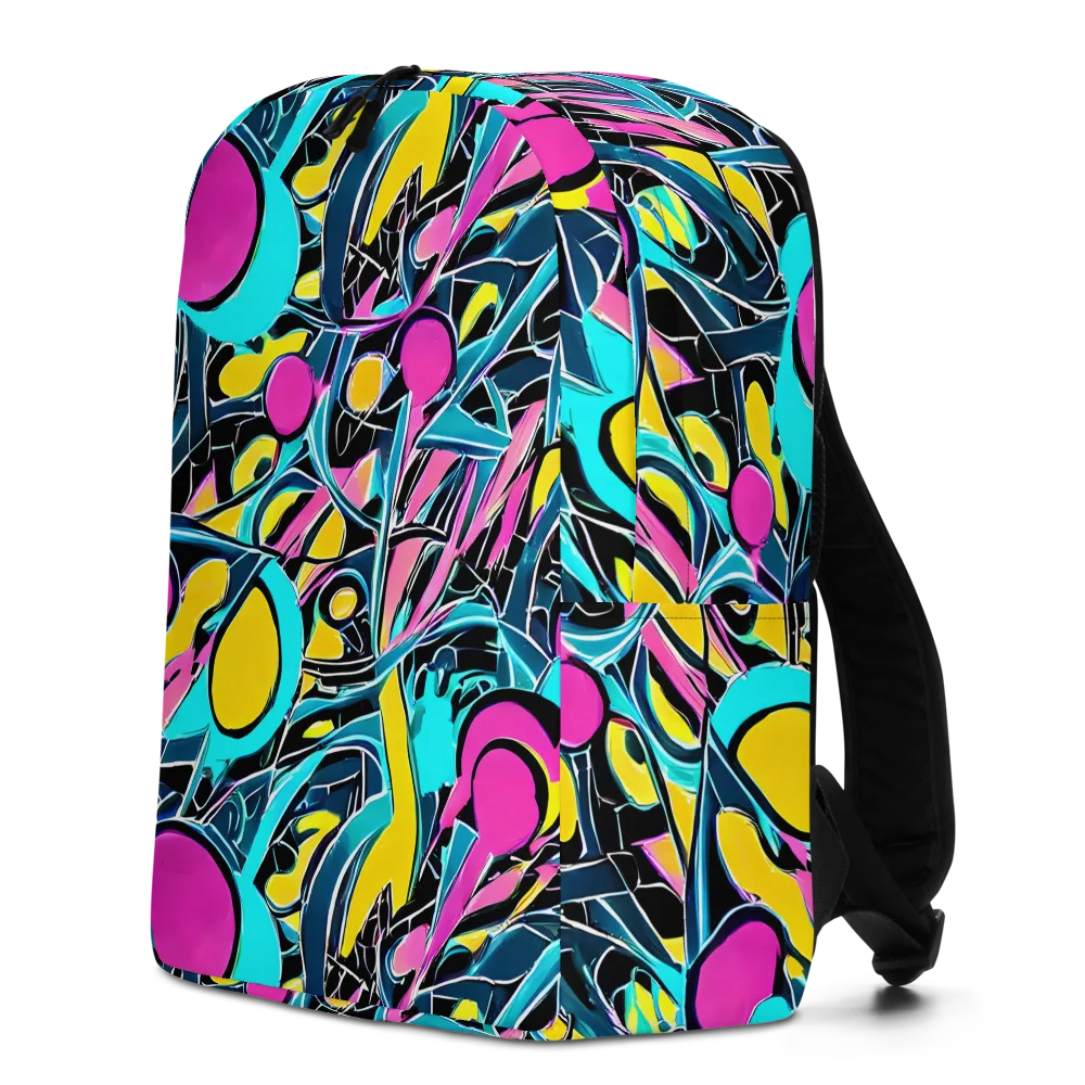 Neon Kinetics on Minimalist Backpack — Left