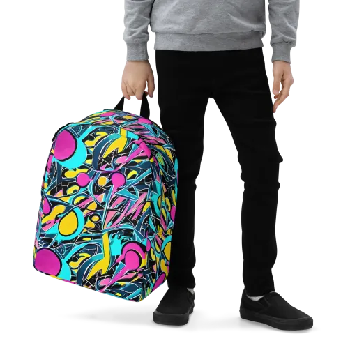 Neon Kinetics on a Minimalist Backpack