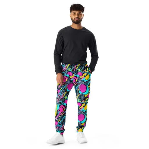 Neon Kinetics on a Men's Joggers