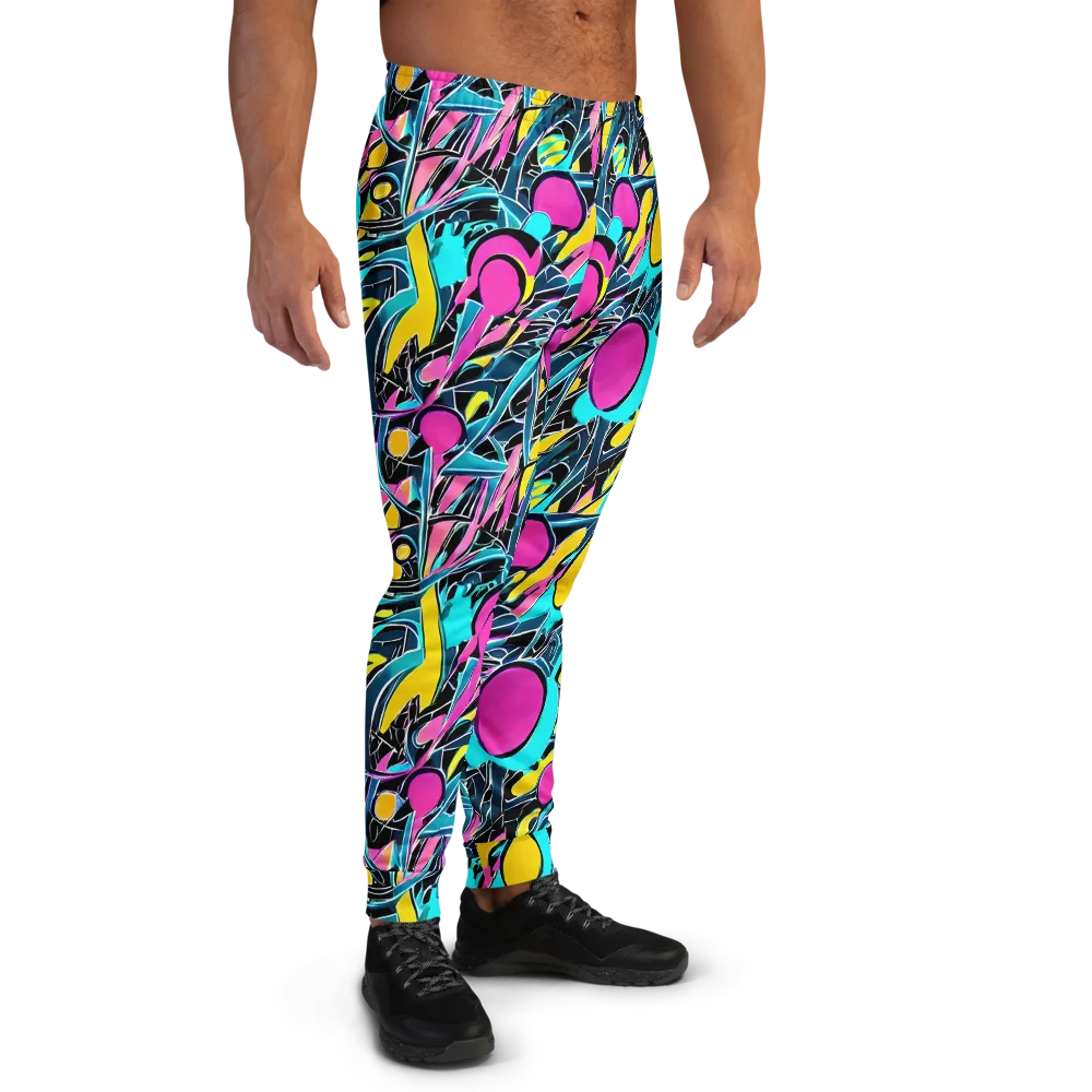Neon Kinetics on Men's Joggers — Right