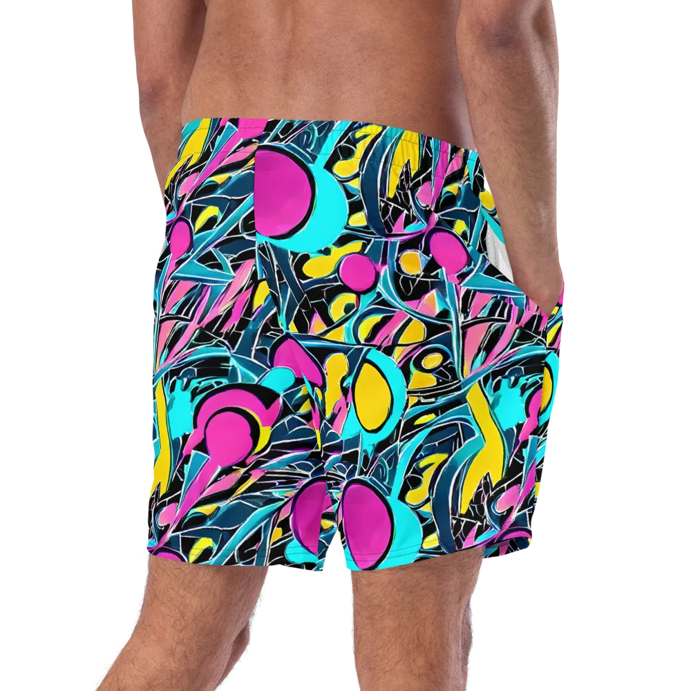 Neon Kinetics on Swim Trunks — Right Back