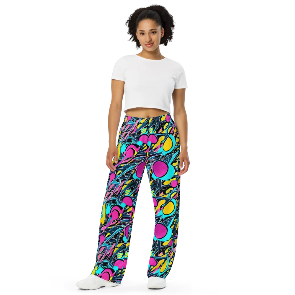 Neon Kinetics on Wide-Leg Pants — Front