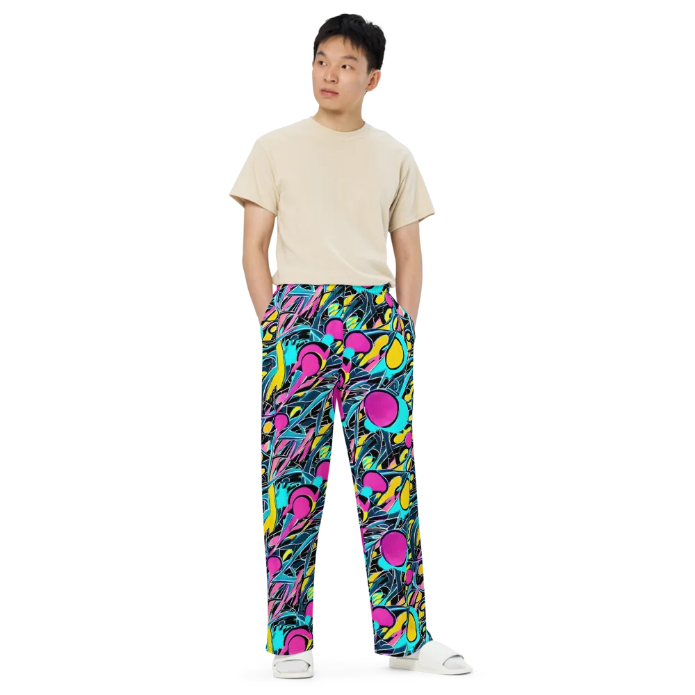 Neon Kinetics on Wide-Leg Pants — Front