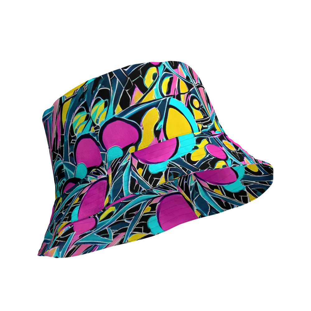 Neon Kinetics on Reversible Bucket Hat — Product details Outside