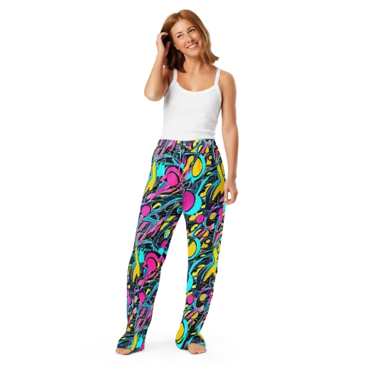 Neon Kinetics on a Women's Pajama Pants