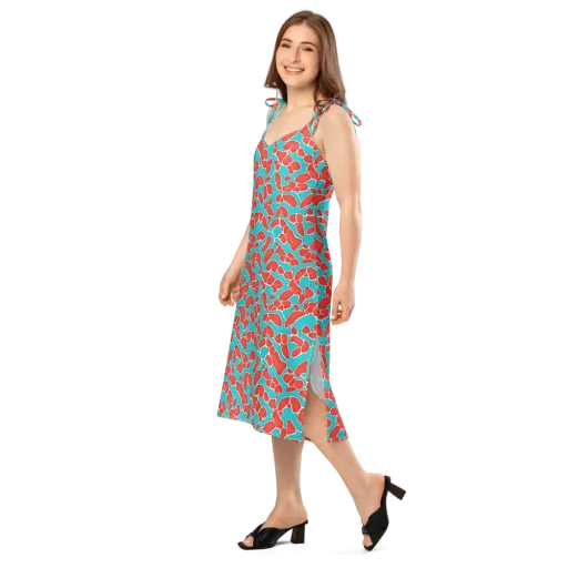 Turquoise Reef on a Slip Dress
