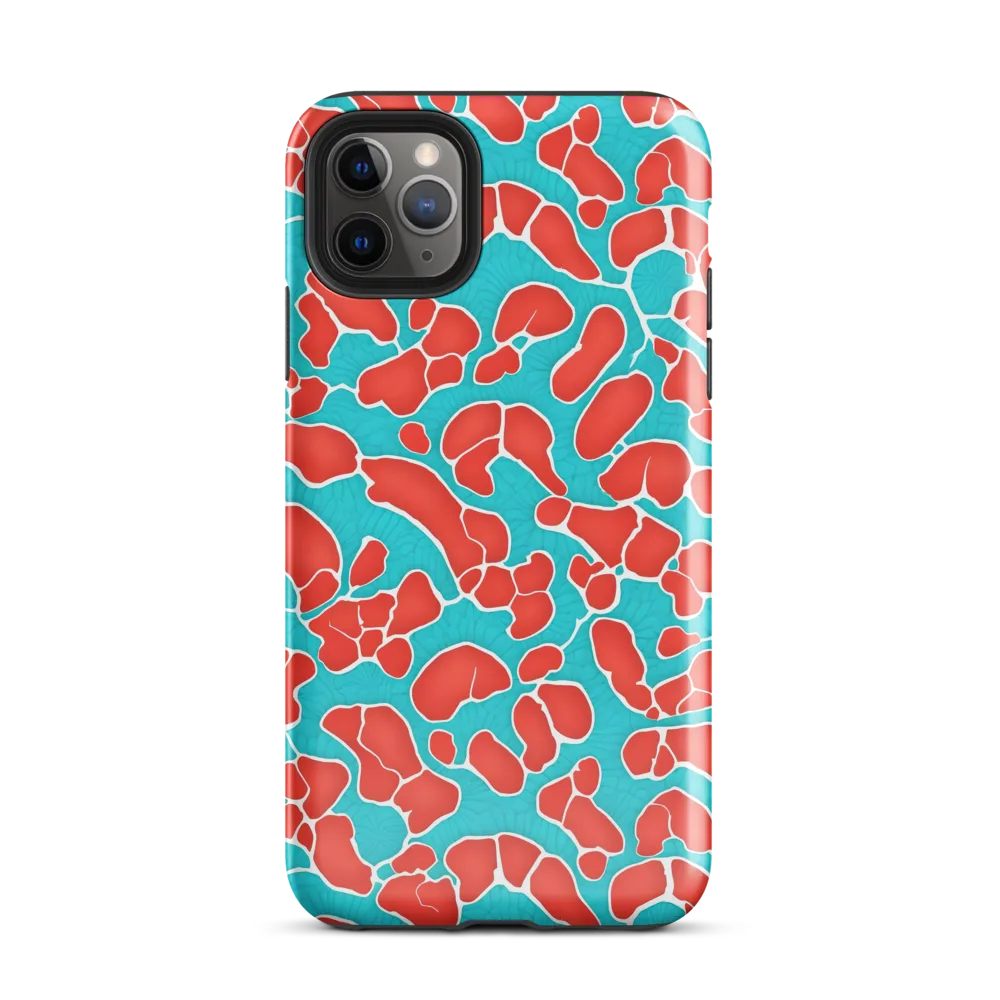 Turquoise Reef on Tough Case for iPhone® — Front