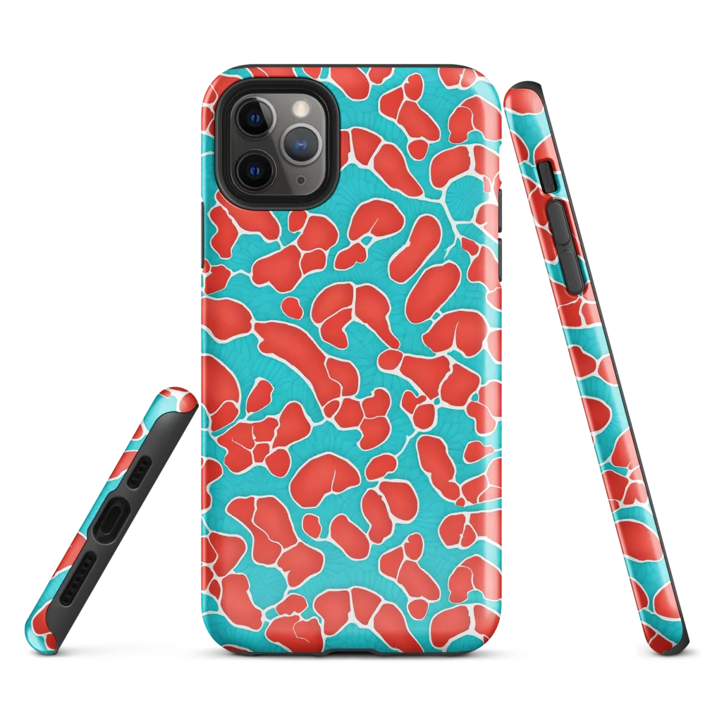 Turquoise Reef on Tough Case for iPhone® — Front