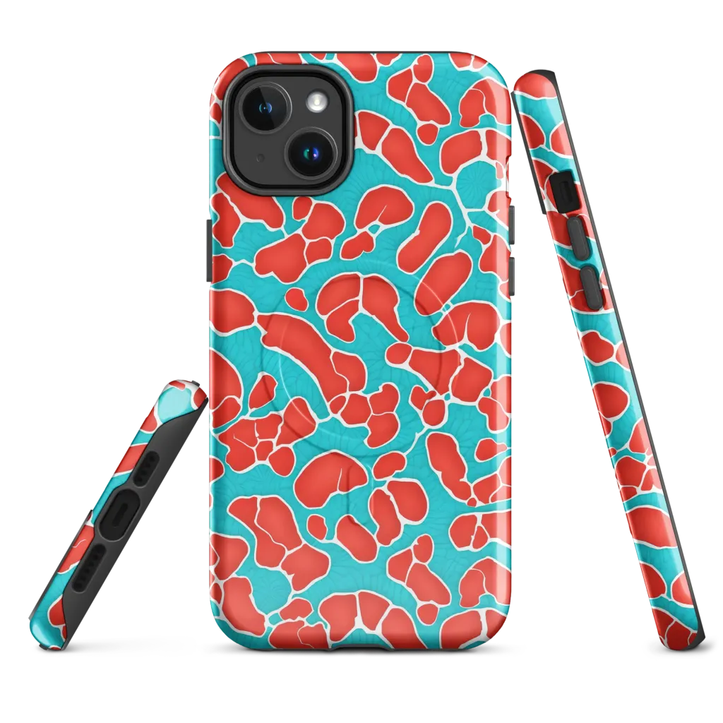 Turquoise Reef on MagSafe Tough Case for iPhone® — Front