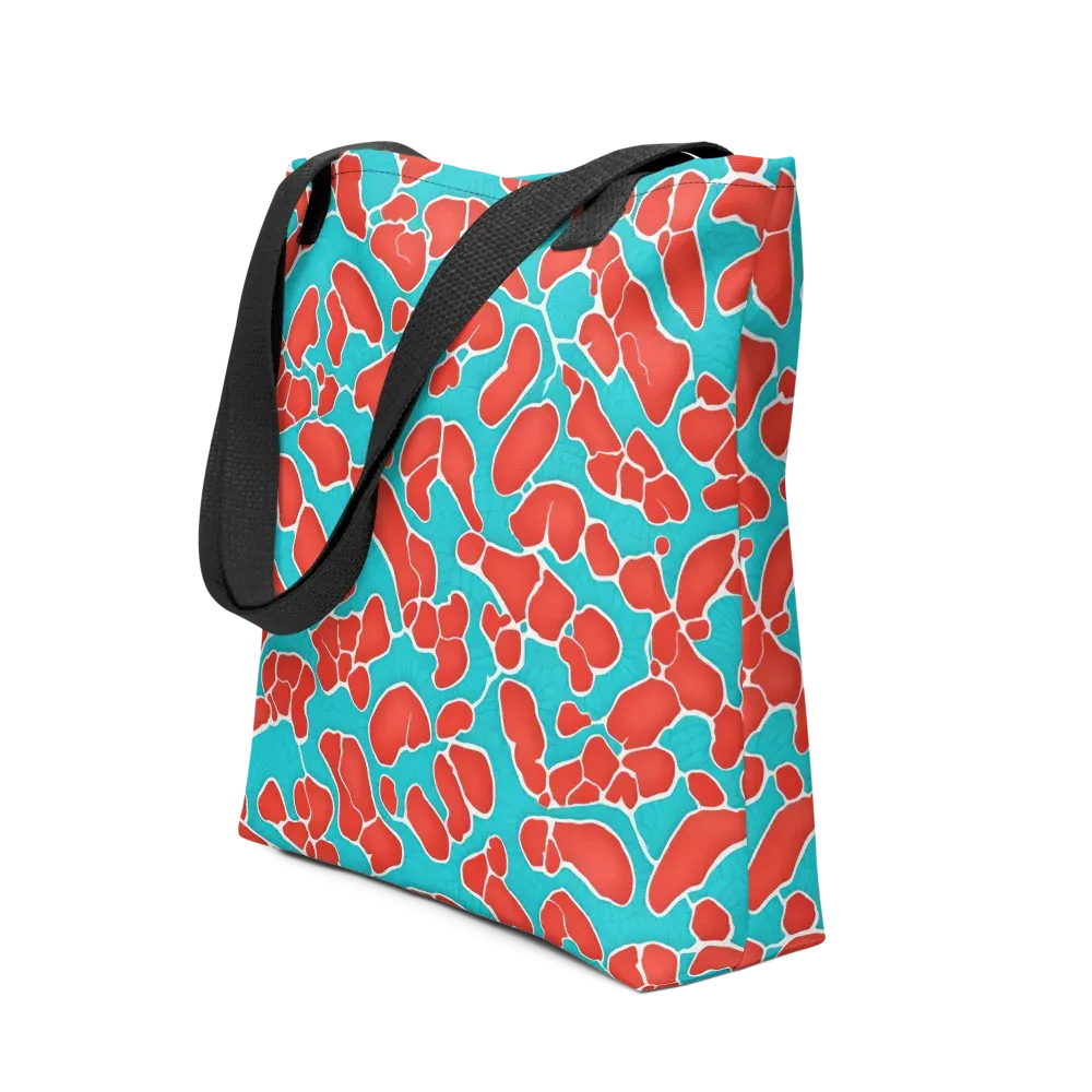 Turquoise Reef on Tote Bag — Front