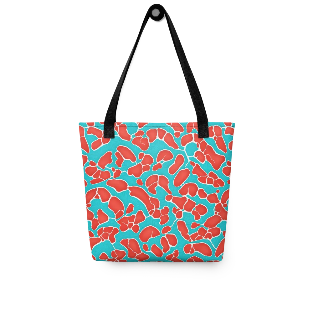 Turquoise Reef on Tote Bag — Front