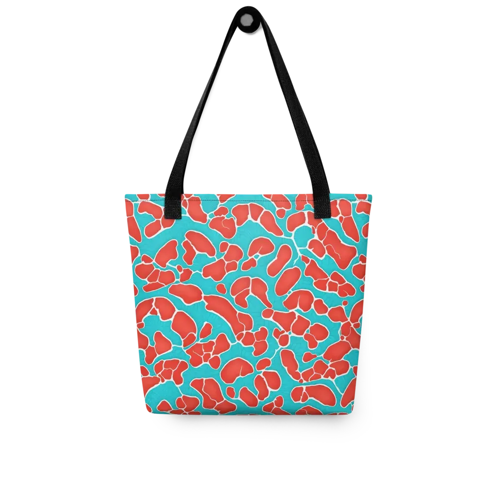 Turquoise Reef on Tote Bag — Front