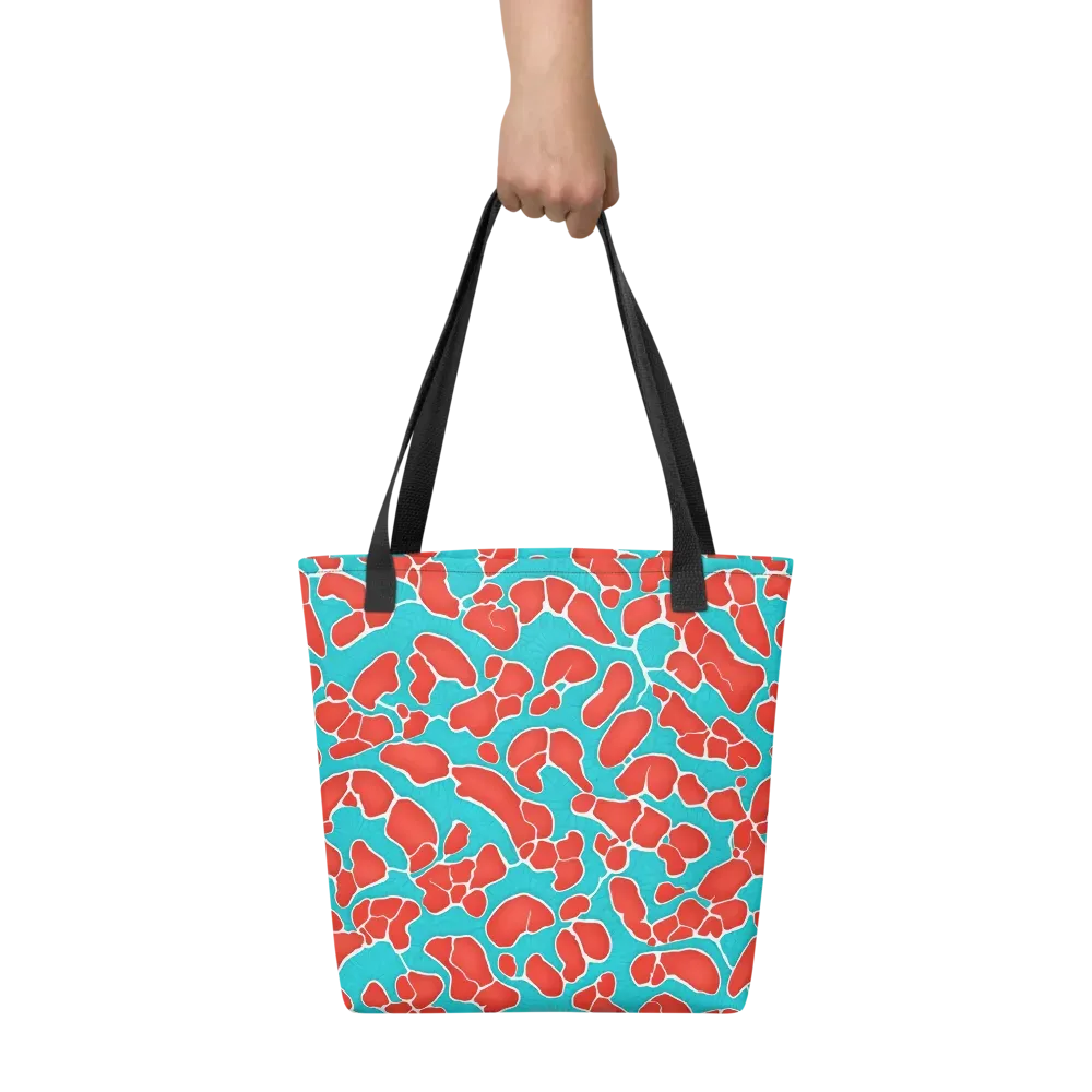 Turquoise Reef on Tote Bag — Front