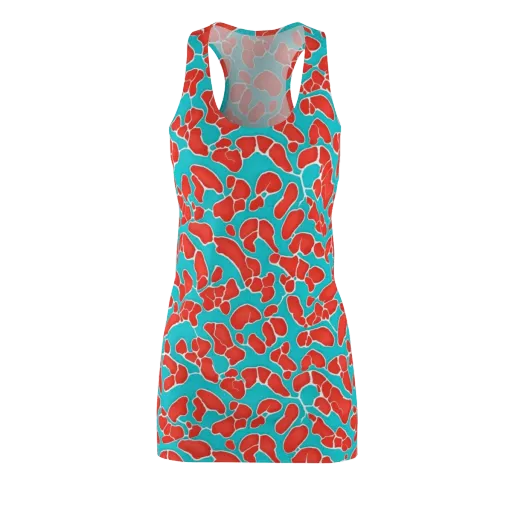 Turquoise Reef on a Racerback Dress
