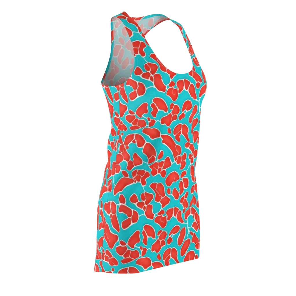 Turquoise Reef on Racerback Dress — Front Side