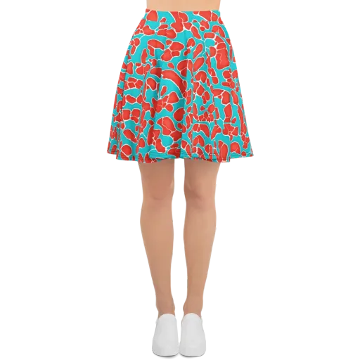 Turquoise Reef on a Skater Skirt