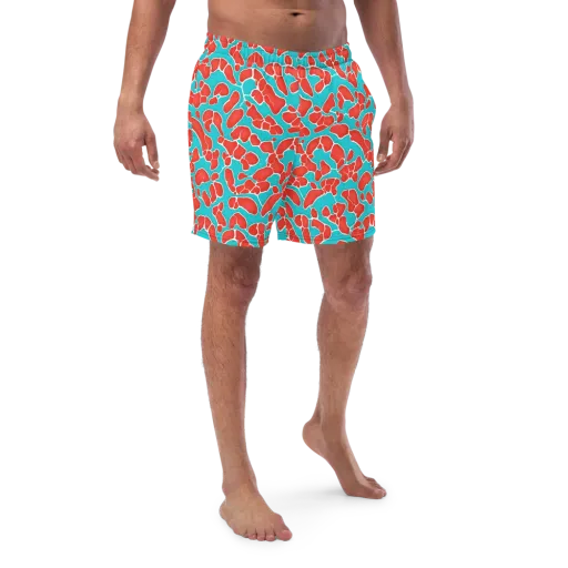 Turquoise Reef on a Swim Trunks