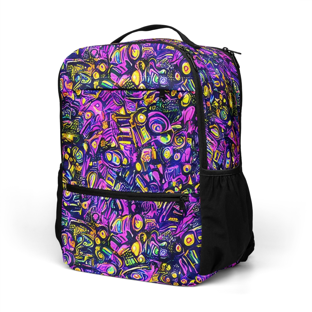 Magenta Voltage on Utility Backpack — Left Front