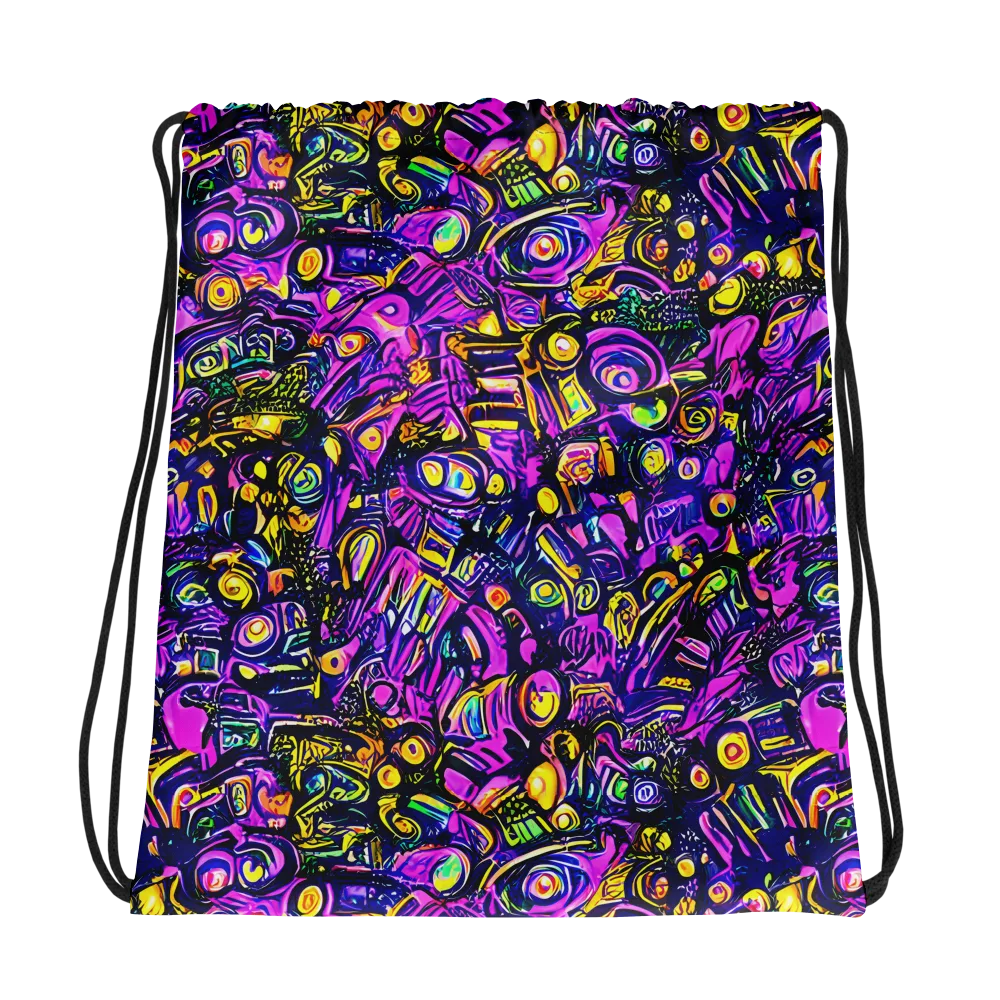 Magenta Voltage on Drawstring Bag — Photo