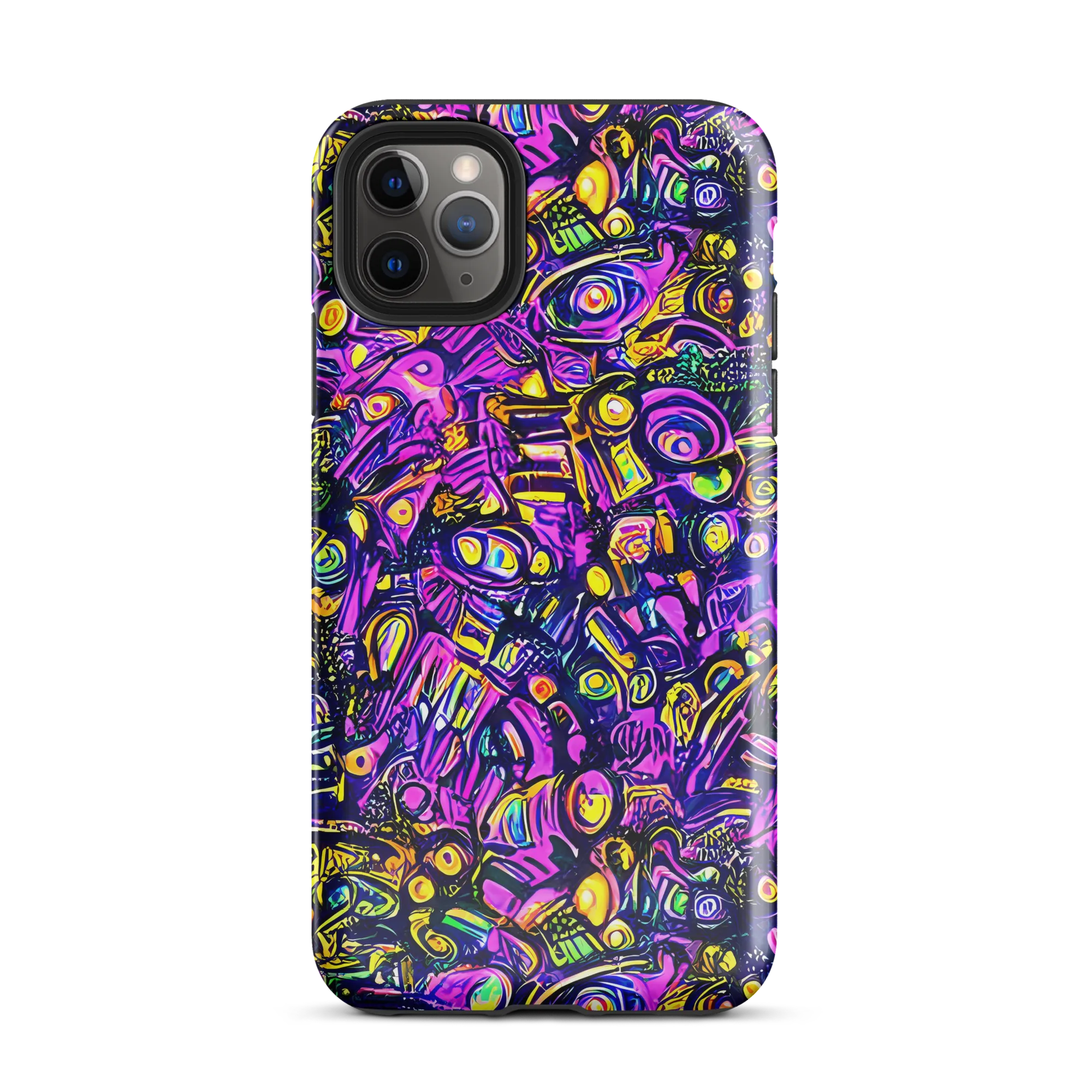 Magenta Voltage on Tough Case for iPhone® — Front