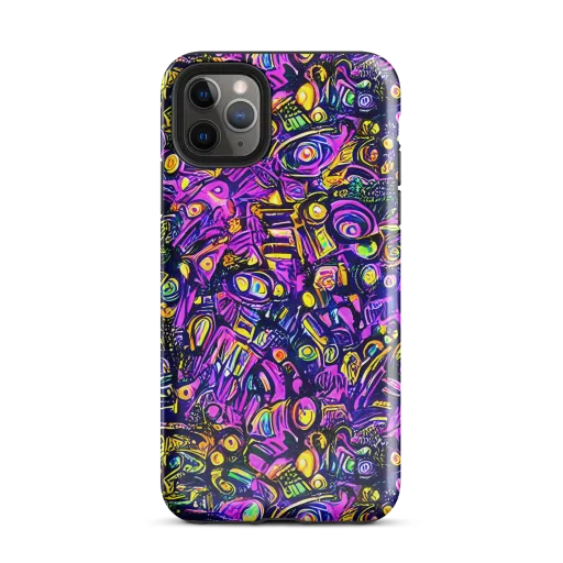 Magenta Voltage on a Tough Case for iPhone®