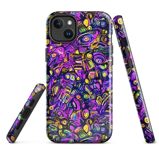 Magenta Voltage on a MagSafe Tough Case for iPhone®