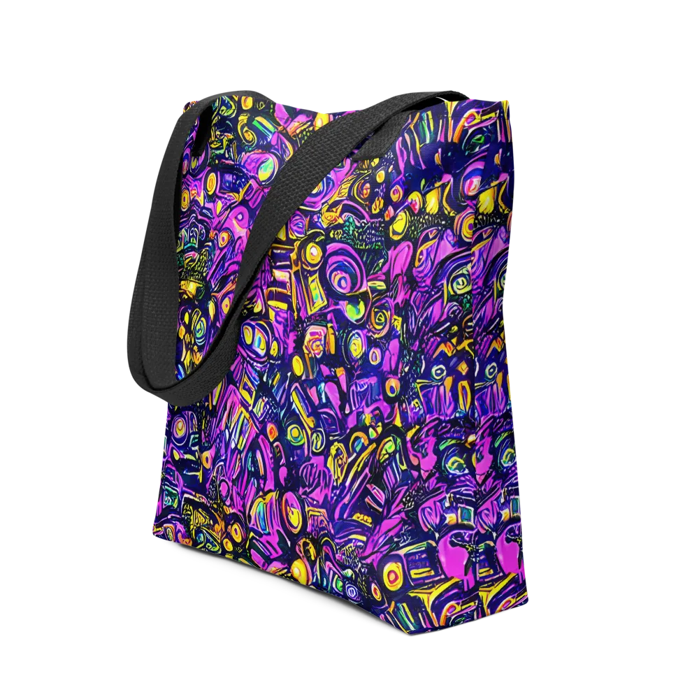 Magenta Voltage on Tote Bag — Front