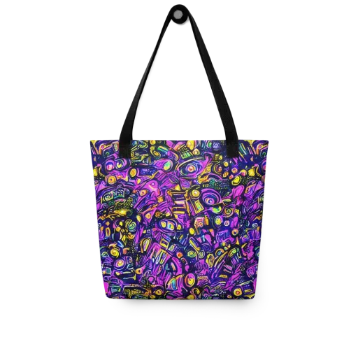 Magenta Voltage on a Tote Bag