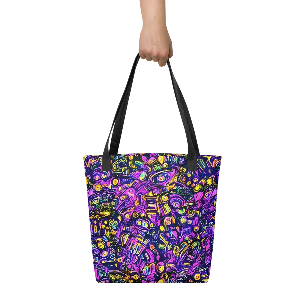 Magenta Voltage on Tote Bag — Front