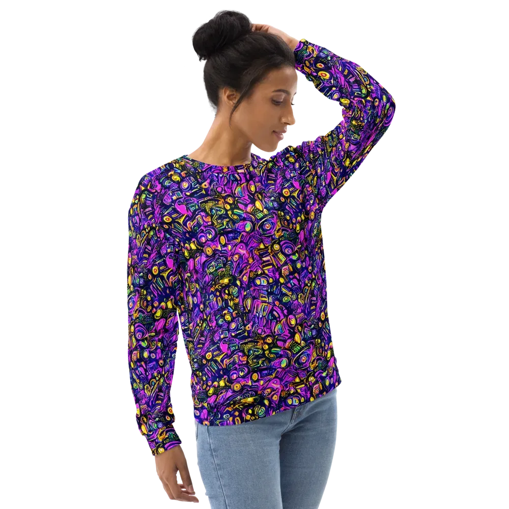 Magenta Voltage on Sweatshirt — Right Front