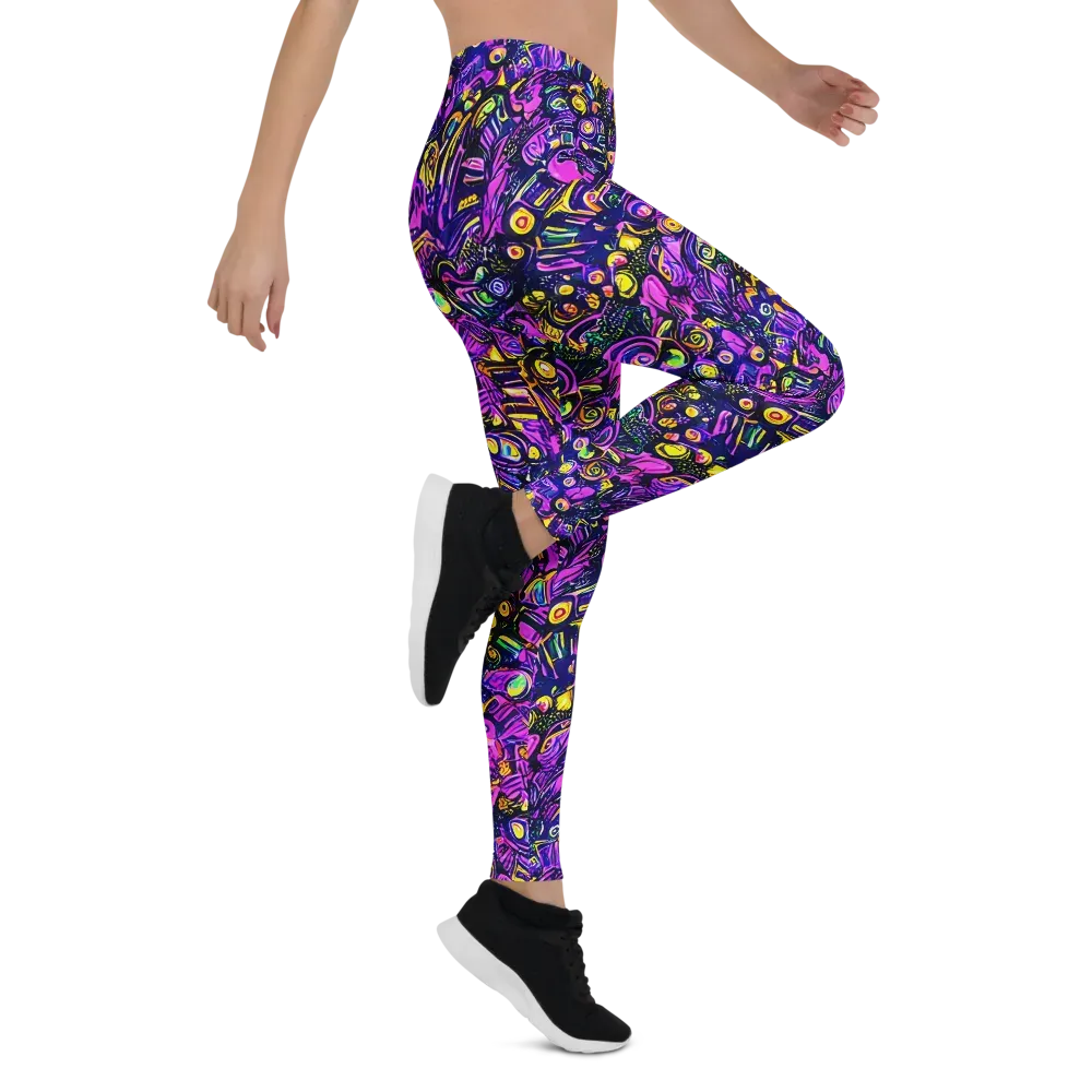 Magenta Voltage on Leggings — Right