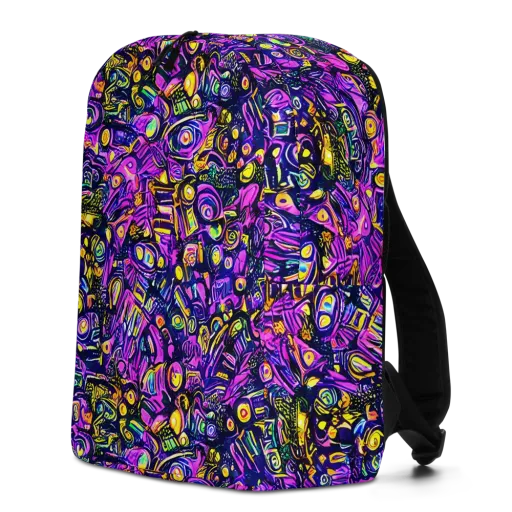Magenta Voltage on a Minimalist Backpack