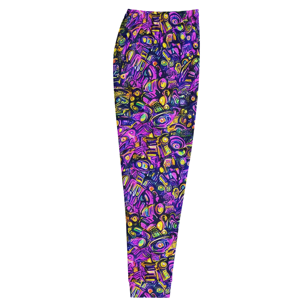 Magenta Voltage on Men's Joggers — Right