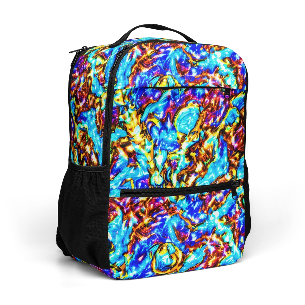Saturated Storm on Utility Backpack — Right Front